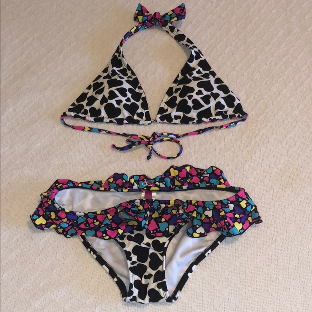 OP Cow Print Reversible Bikini